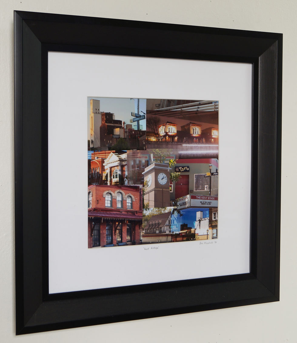 8x8 Kent Collage Photograph on 12x12 Frame