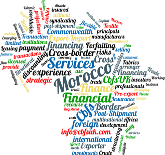 Financement à l'étranger, Financement du commerce extérieur, Financement du commerce, Crédit à l'acheteur, Financement après-expédition, Financement à bail, Financement à l'exportation avec paiement différé, Financement des importations avec paiement différé, Financement du projet (avec / sans couverture E.C.A), forfaiting