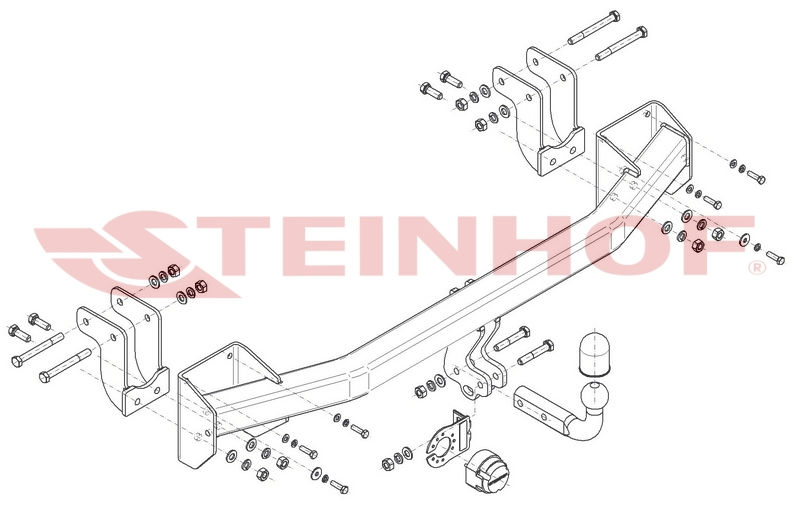 Attelage et Faisceau pour Mitsubishi outlander III 2012 - 2022 Maroc attelage