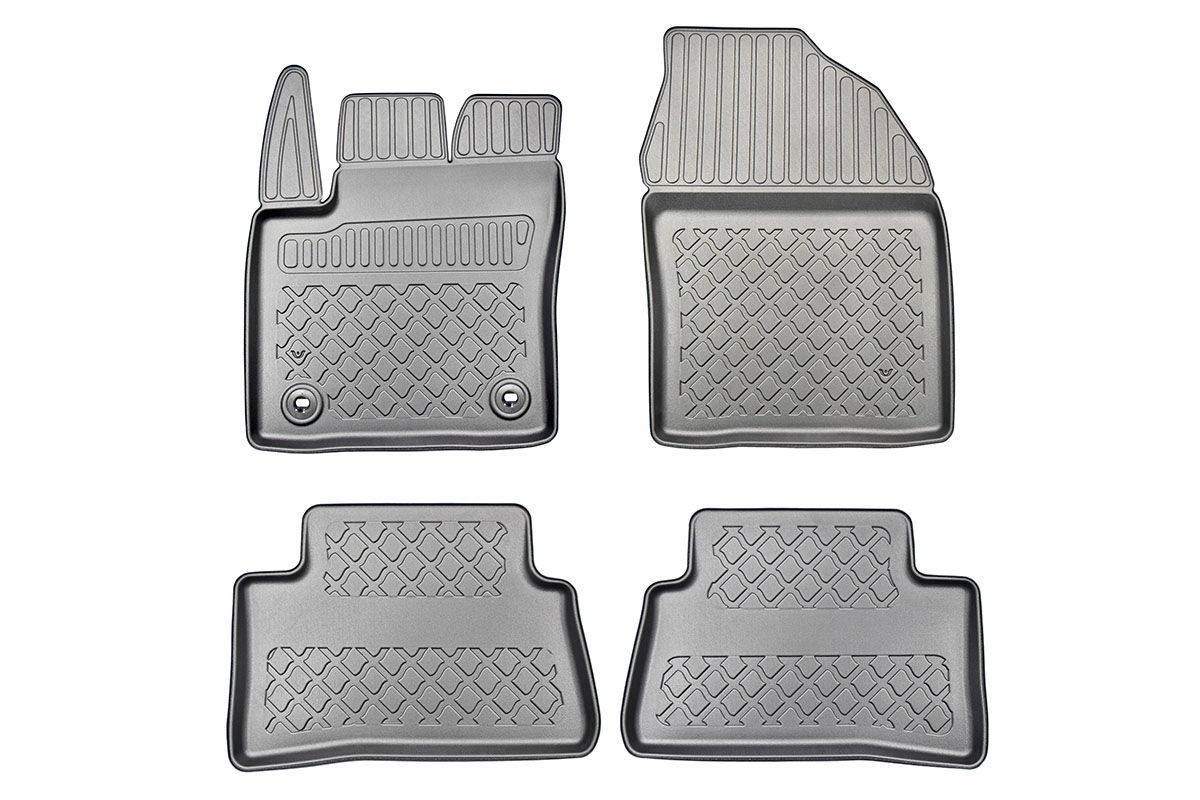 TAPIS DE VOITURE Pour TOYOTA CHR 17-22  polymère antidérapant TPE