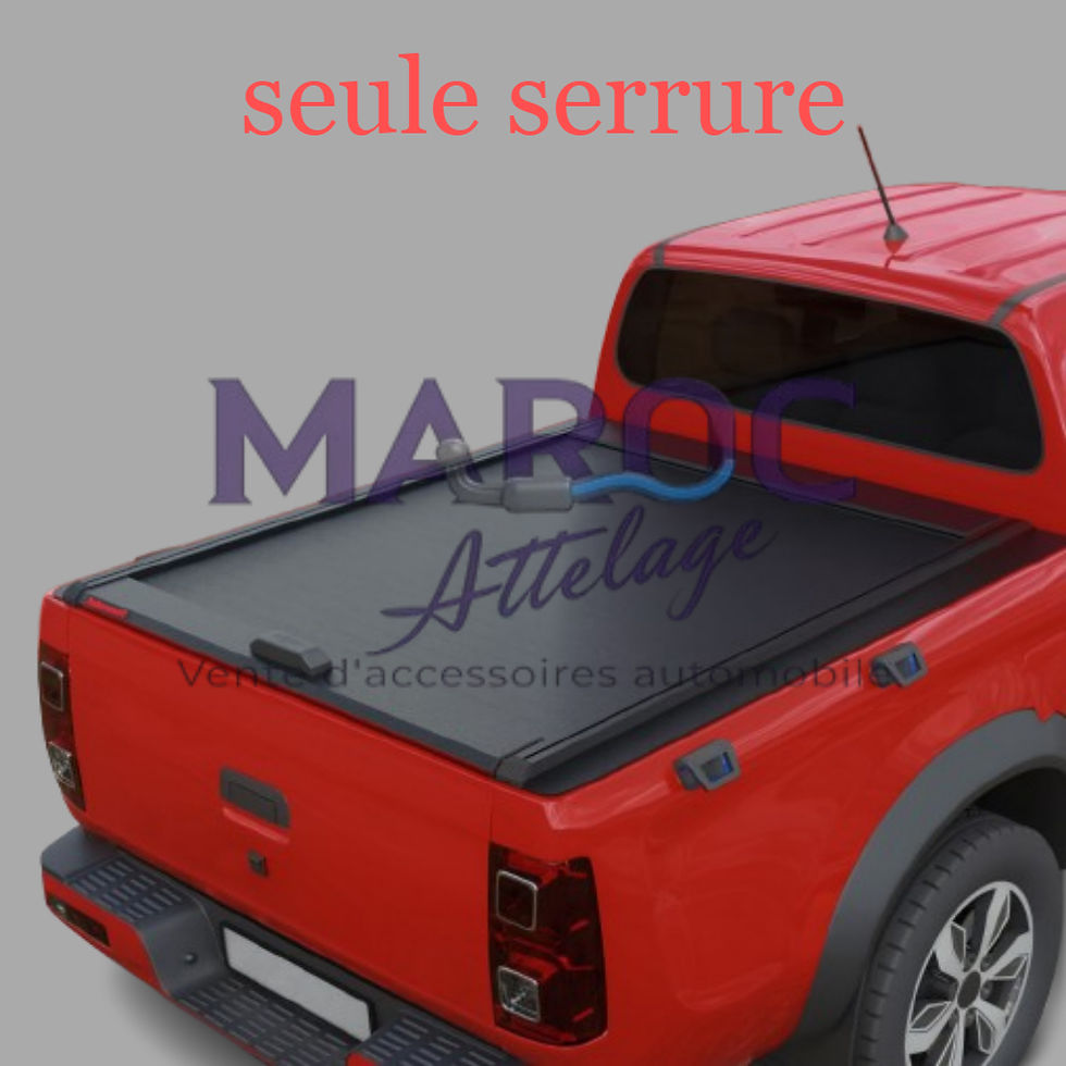 Couvre-benne manuel étanche et rétractable en alliage d'aluminium pour Mitsubishi L200 Maroc attelage