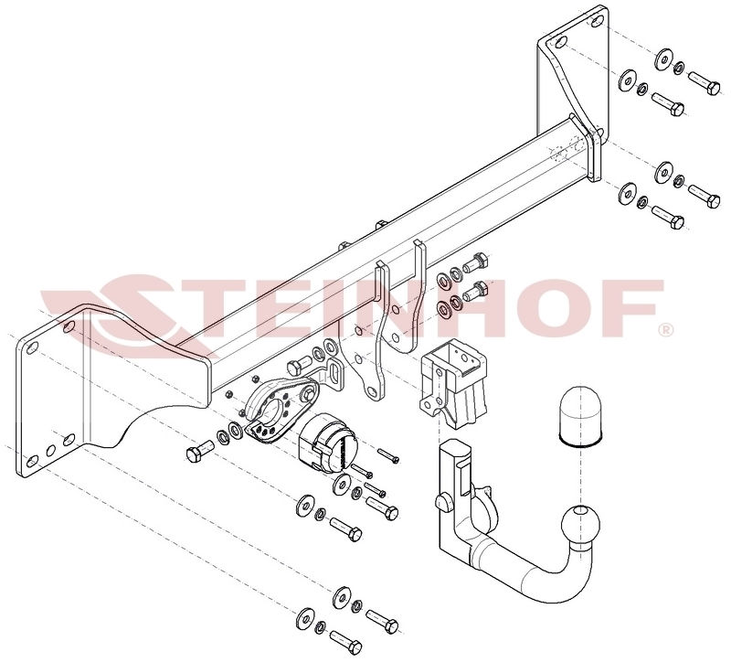 Miniature : Attelage démontable sans outils (RDSO) pratique pour audi e-tron