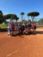tennis groepsfoto