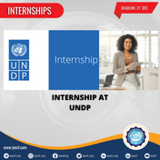 Internship at UNDP 