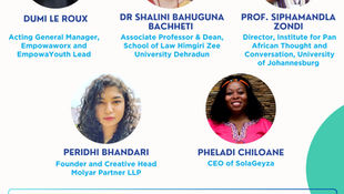 Meet the Speakers for The South Africa-India Youth Forum 2023