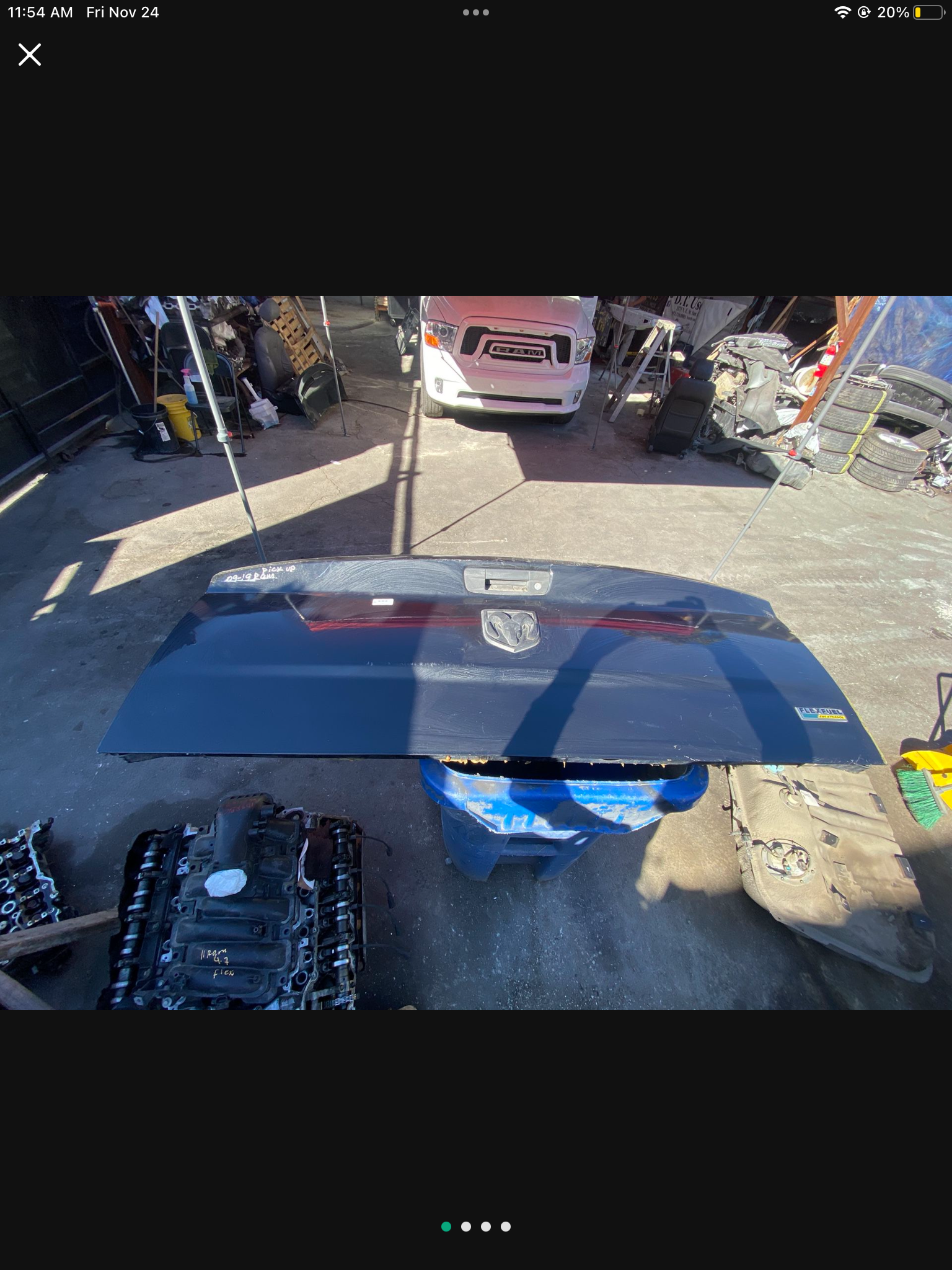 2009-2019 Dodge Ram Pickup Tailgate Liftgate Hatch Back Door 