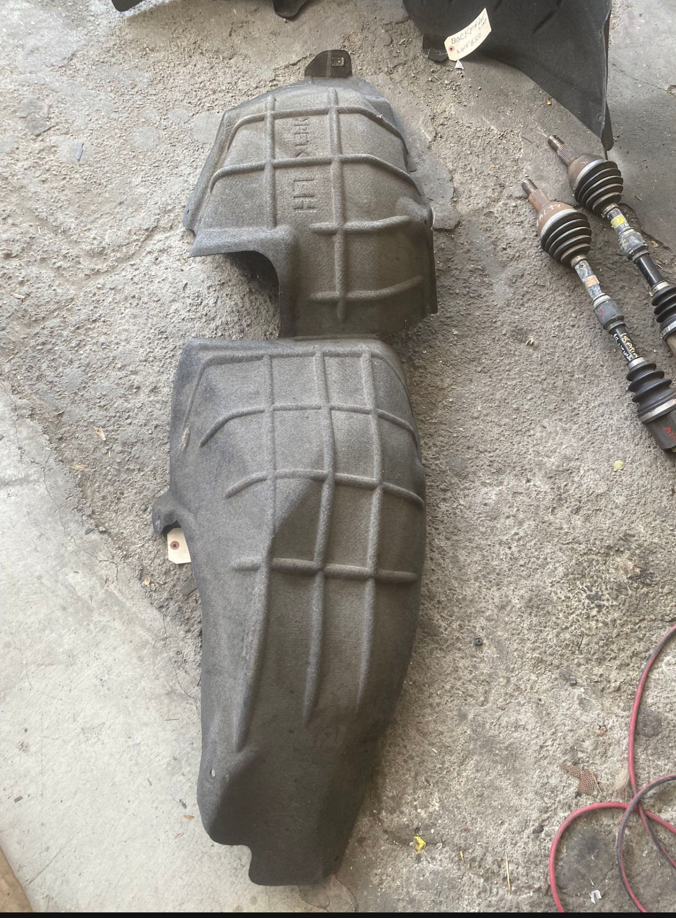 2015 Infiniti Q50 Left Driver Rear Fender Liner 
