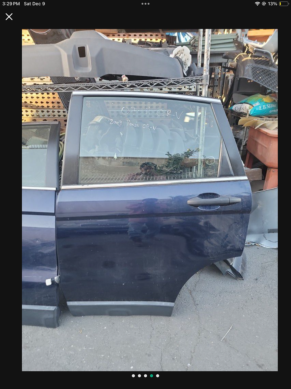 Thumbnail: 07/09/11 Honda CRV Left Rear Door Assbly $375