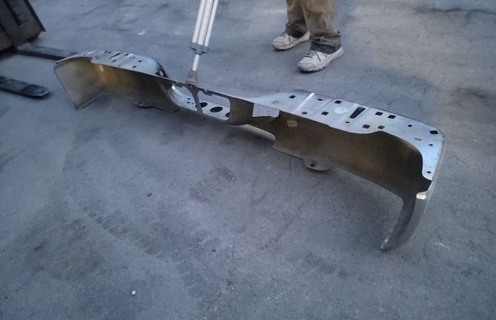 Thumbnail: 2007-2012 Toyota Tundra Rear Bumper Chrome Used Conditions $250