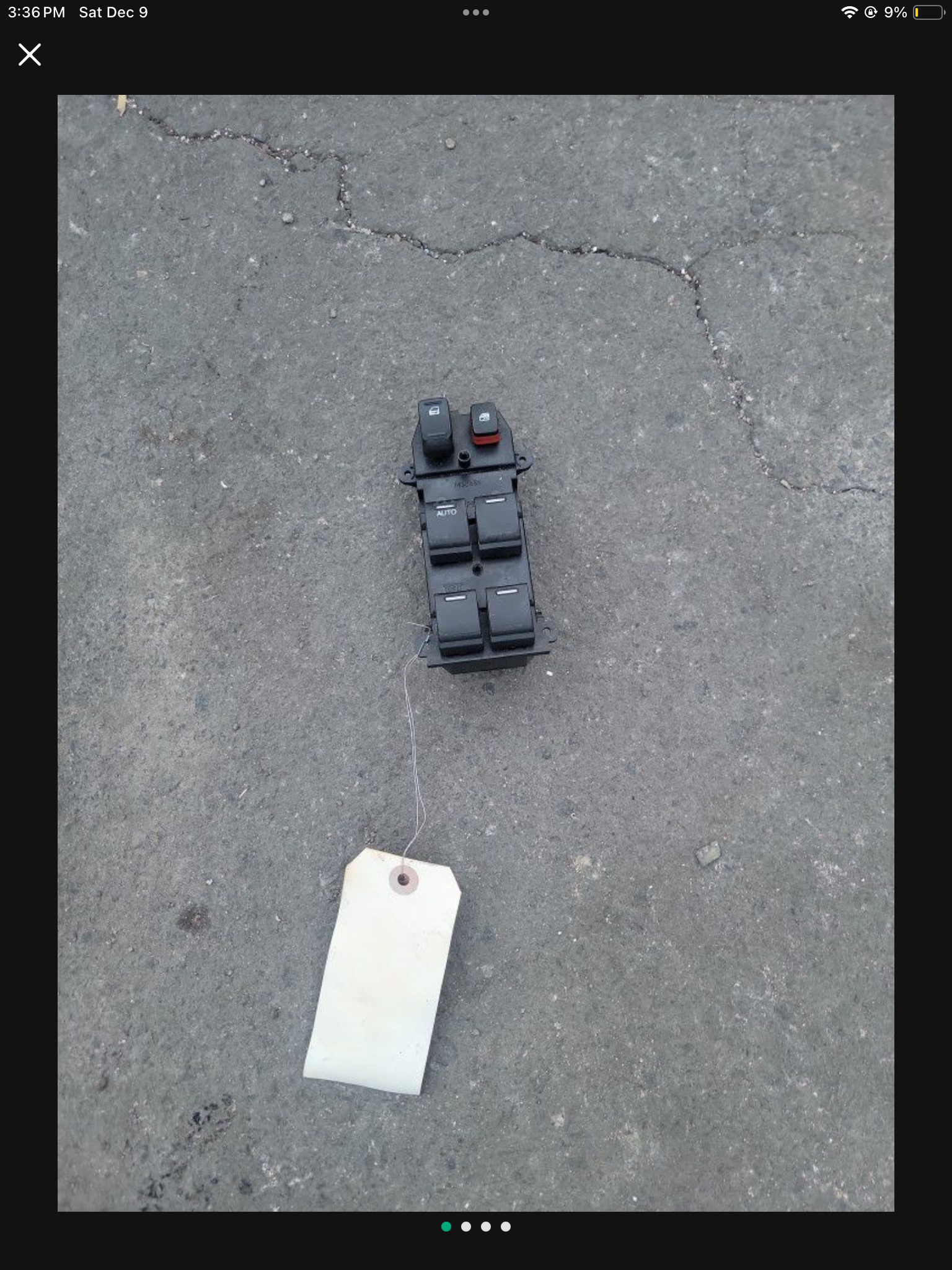 07/10/11 Honda CRV Master Window Control $100
