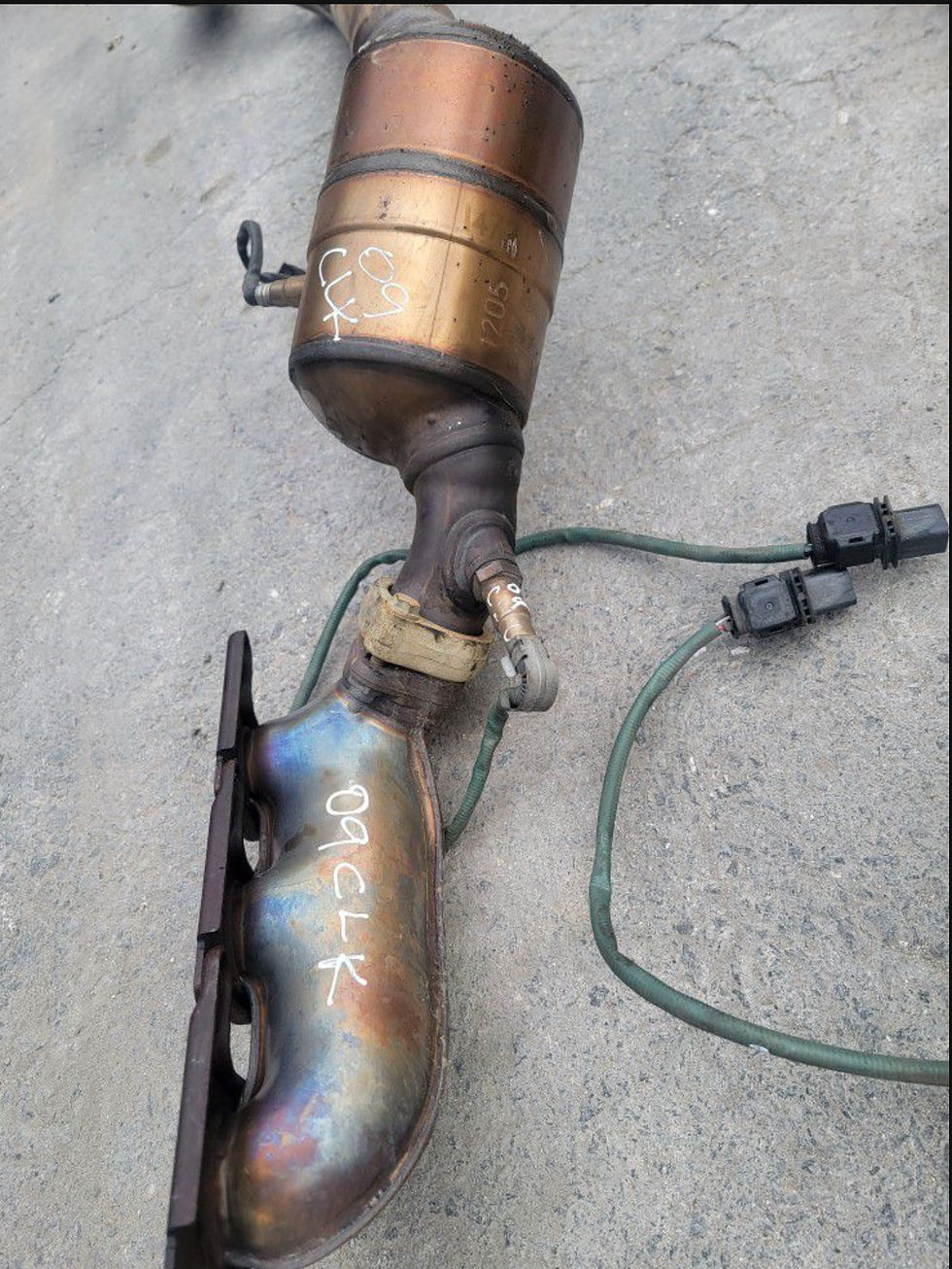 Thumbnail: 2003-2009 Mercedes Benz CLK 350 Exhaust Manifold Pipe Assembly $1200