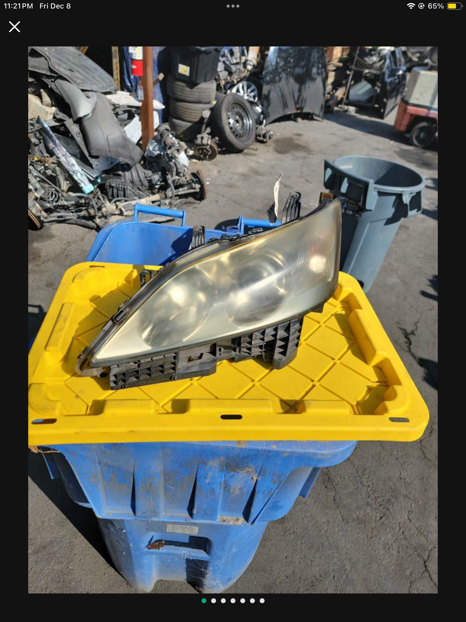 07/09/11 Lexus Es350 Left Headlight Xenon Type $375