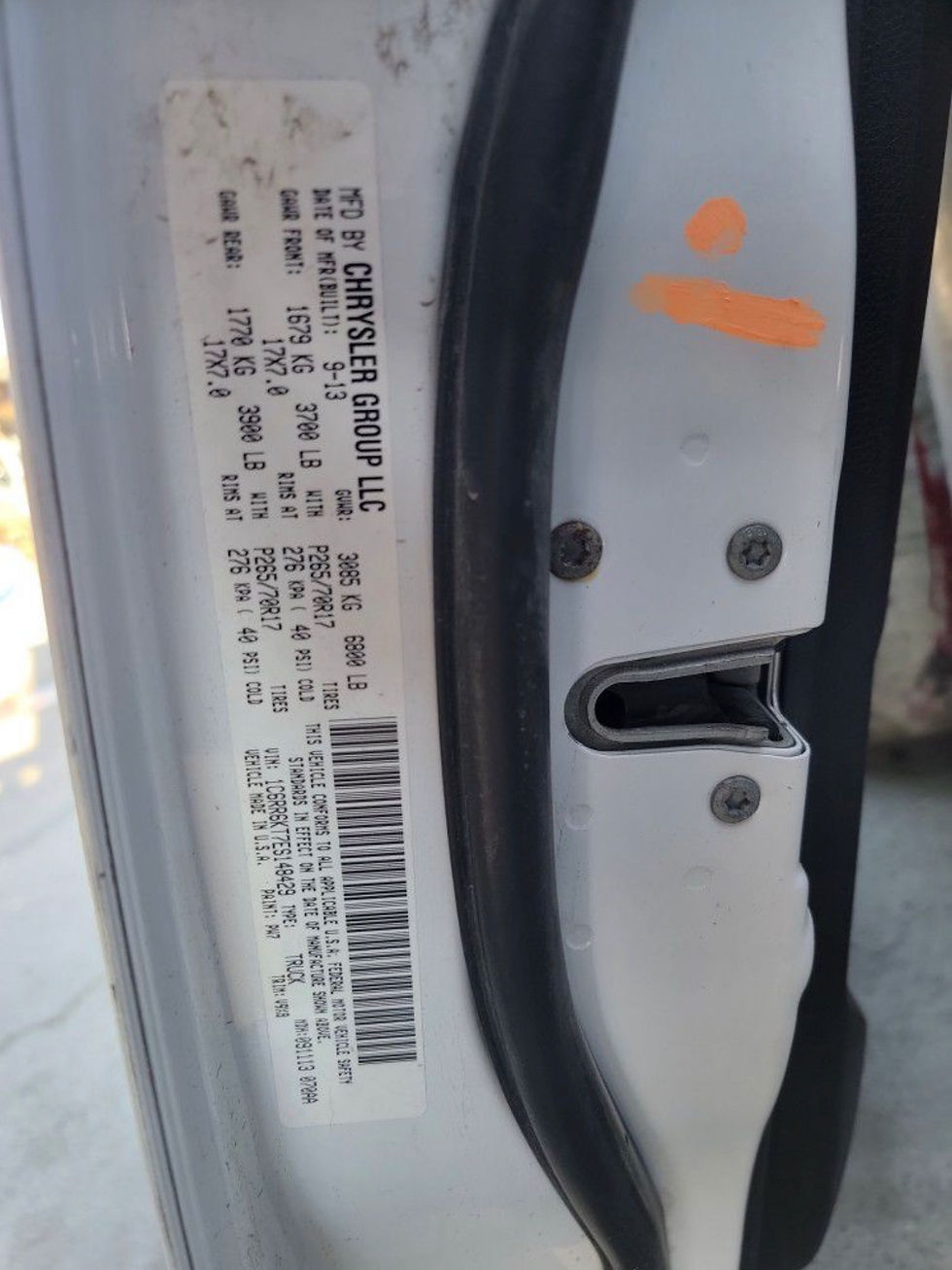 Thumbnail: 09/14/19 Dodge Ram Mega Cab Rear Doors Right $550 available right front door onl