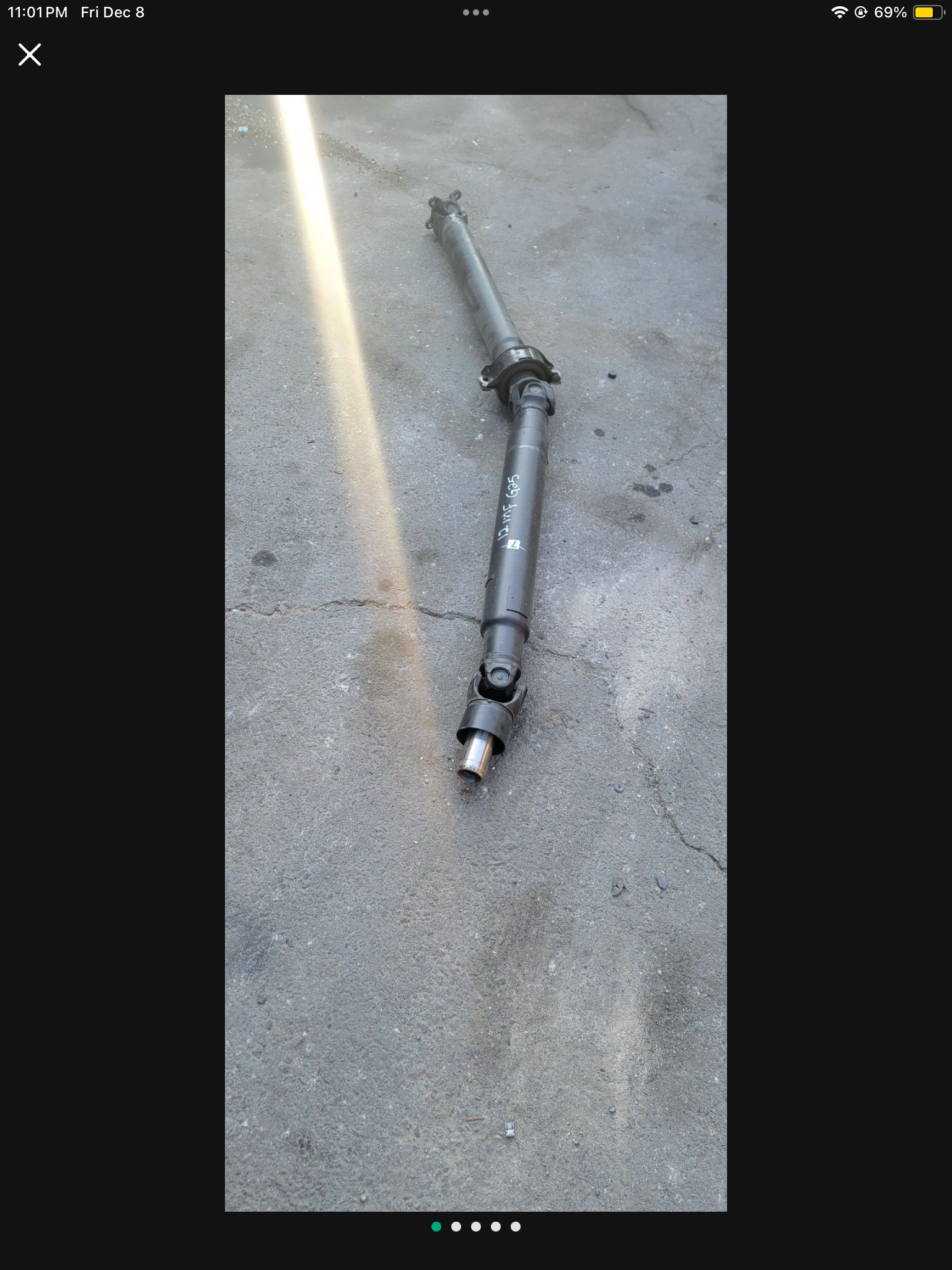 2010-2014 Infiniti G25/ G37 Q40  Drive Shaft $200
