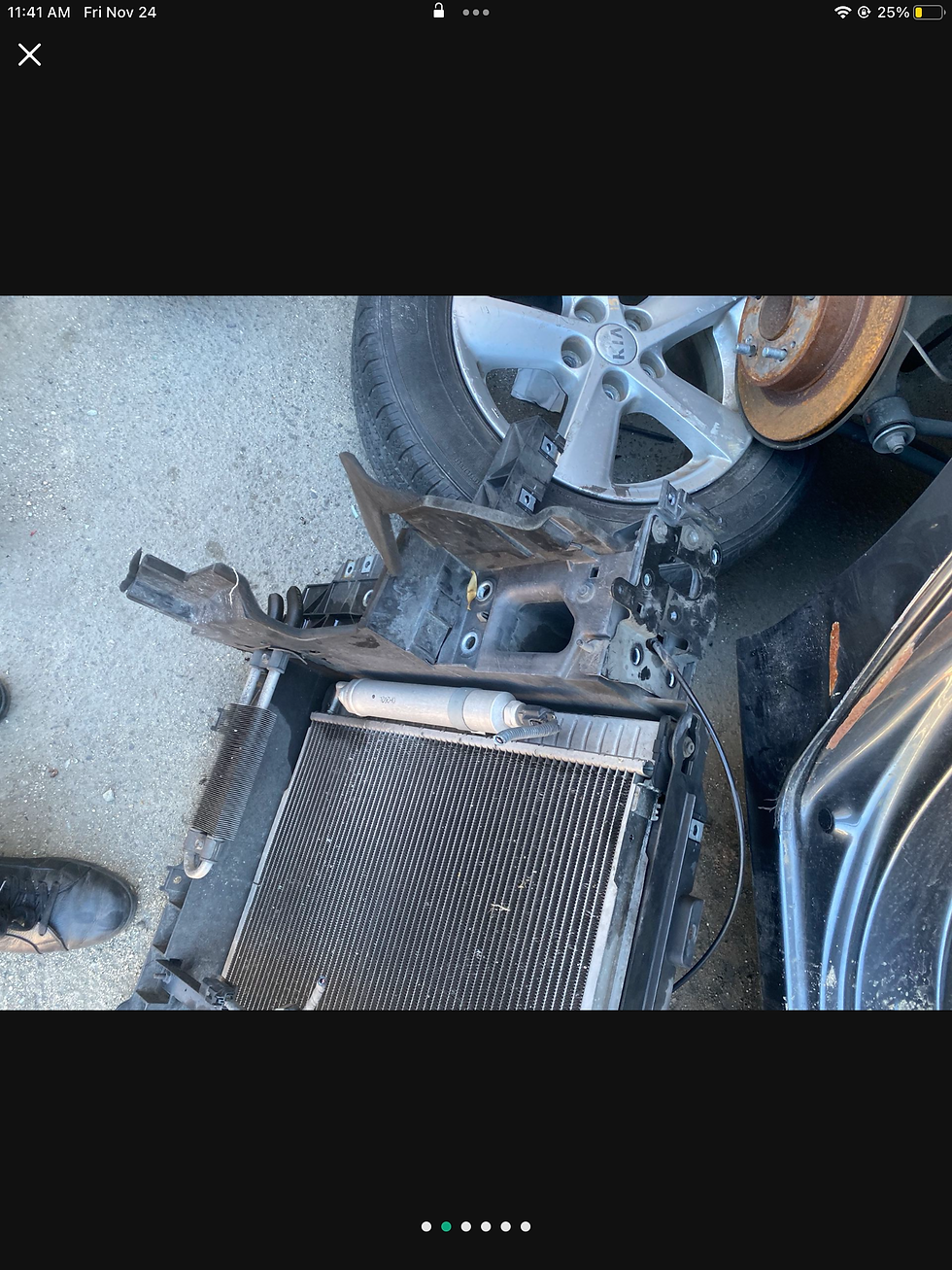 Thumbnail: 2011 Infiniti G25 Sedan Radiator Support Condenser 