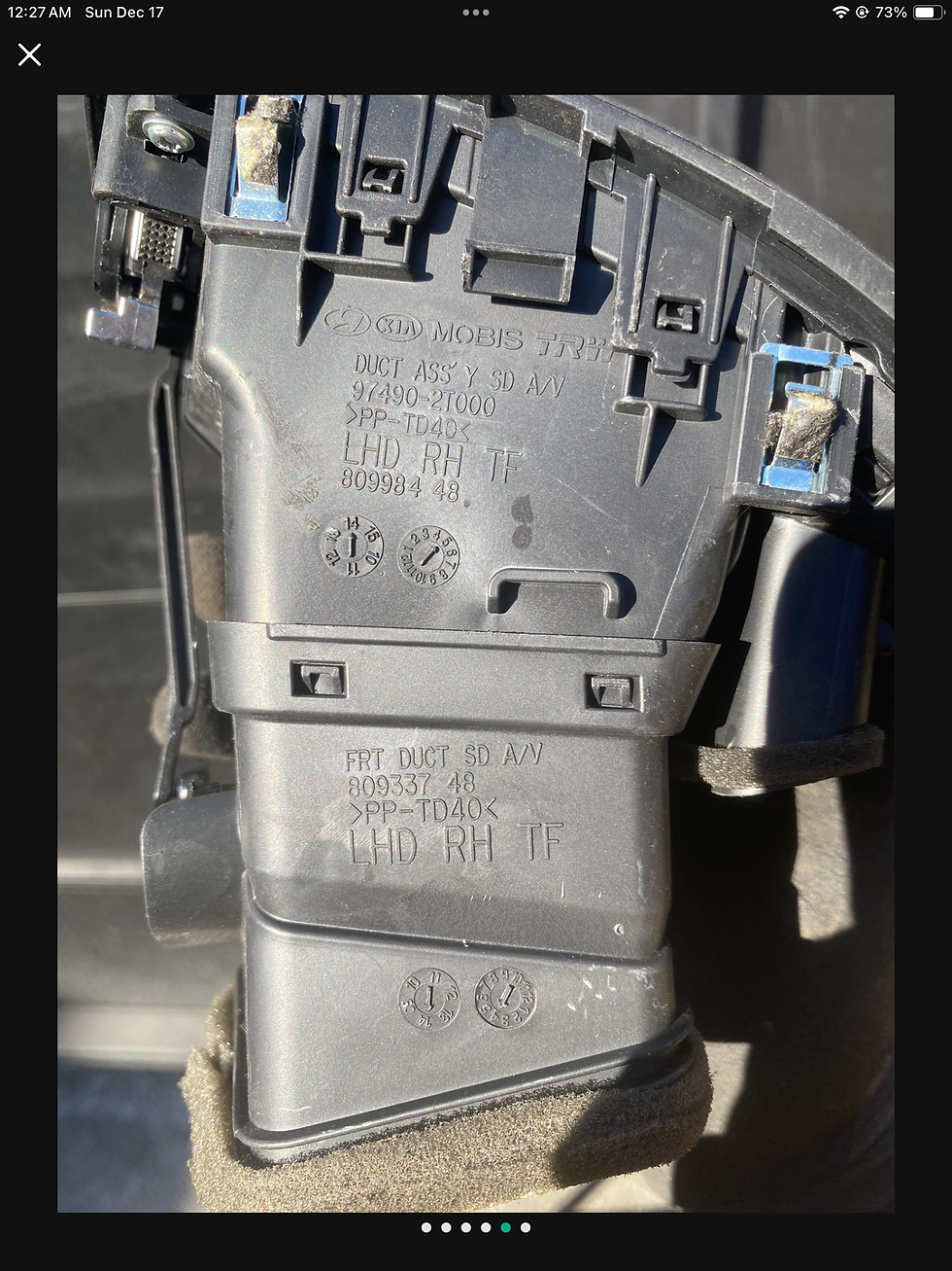 Thumbnail: 2015 Kia Optima Vent OEM 