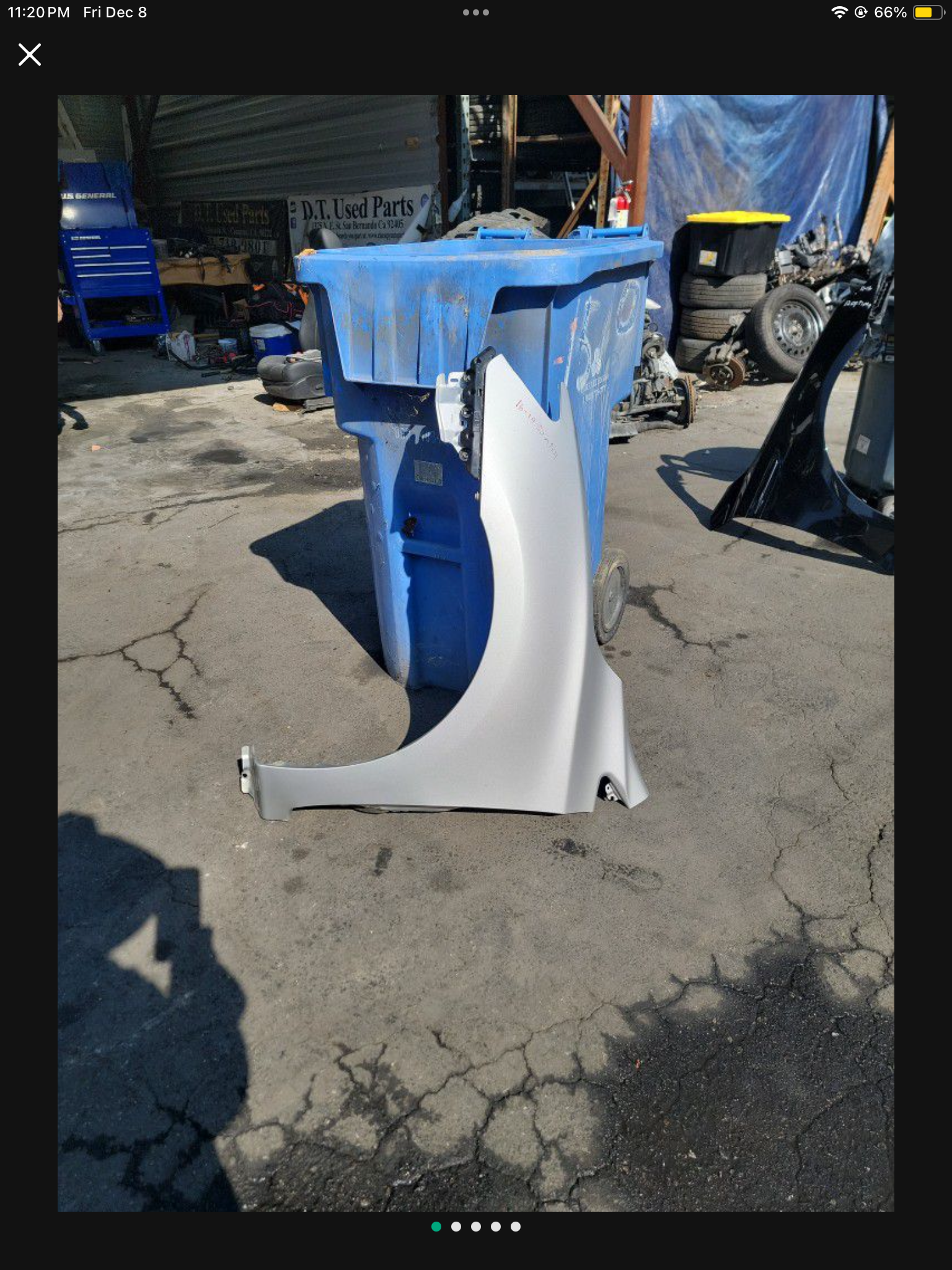 16/18/19 Nissan Sentra Left Fender $300