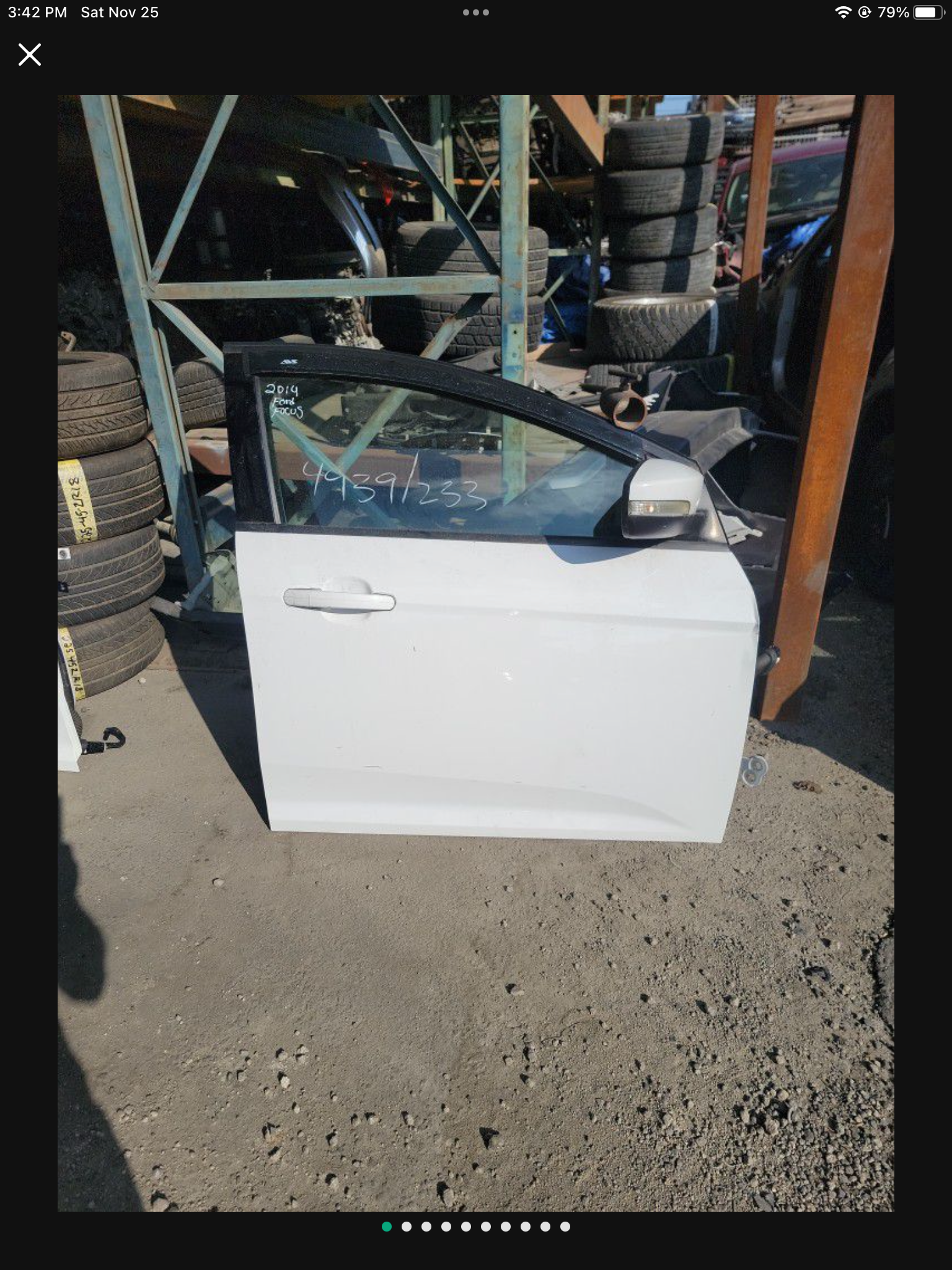 2012-2018 Ford Focus Right Front Door Assbly 