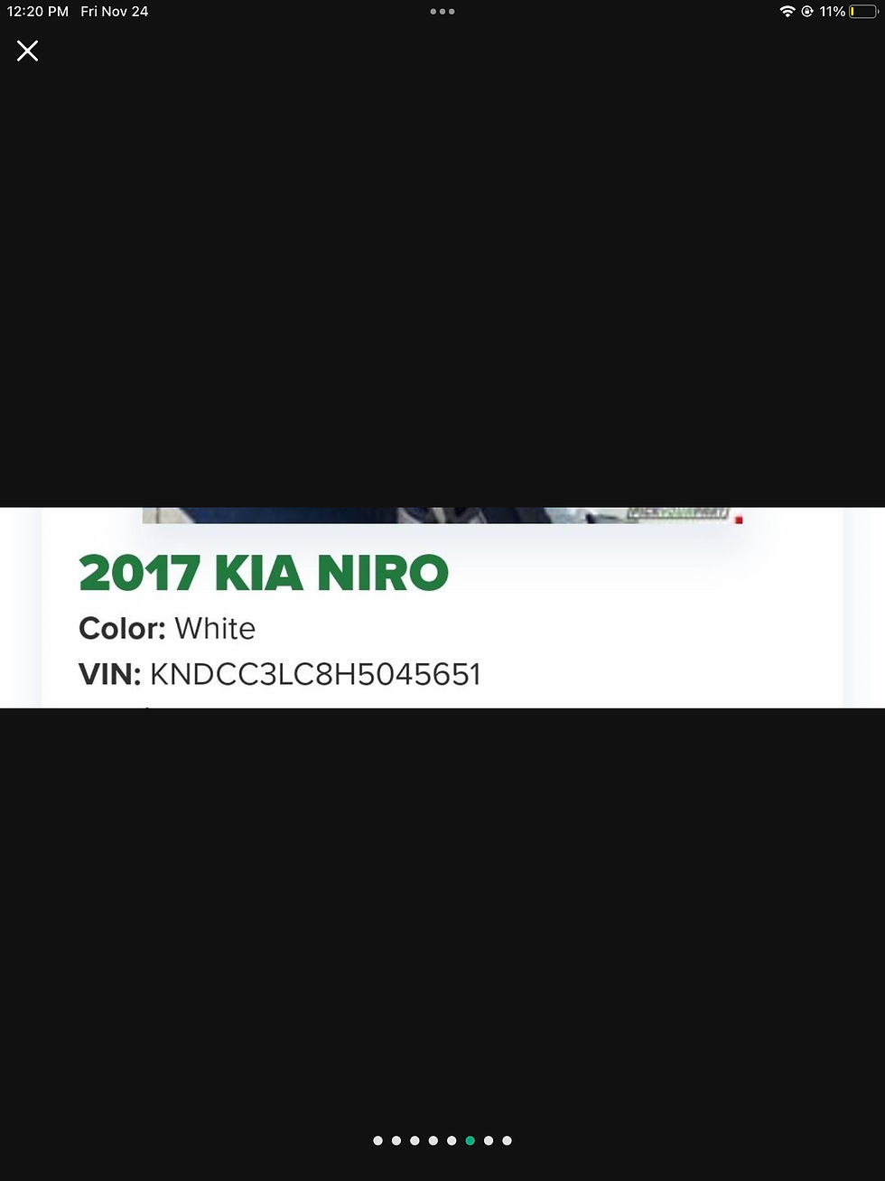 Thumbnail: 17/19 Kia Niro Rear Bumper Assembly $$750