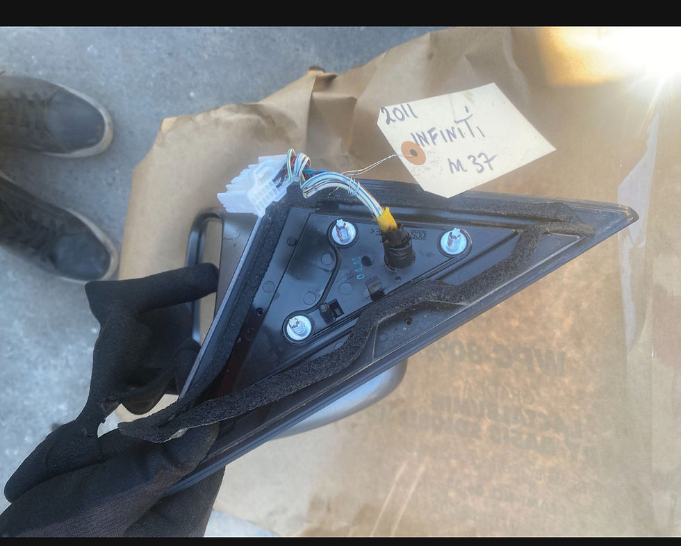 Miniatura: 2011 - 2014 Infiniti M37 Right Passenger Mirror 