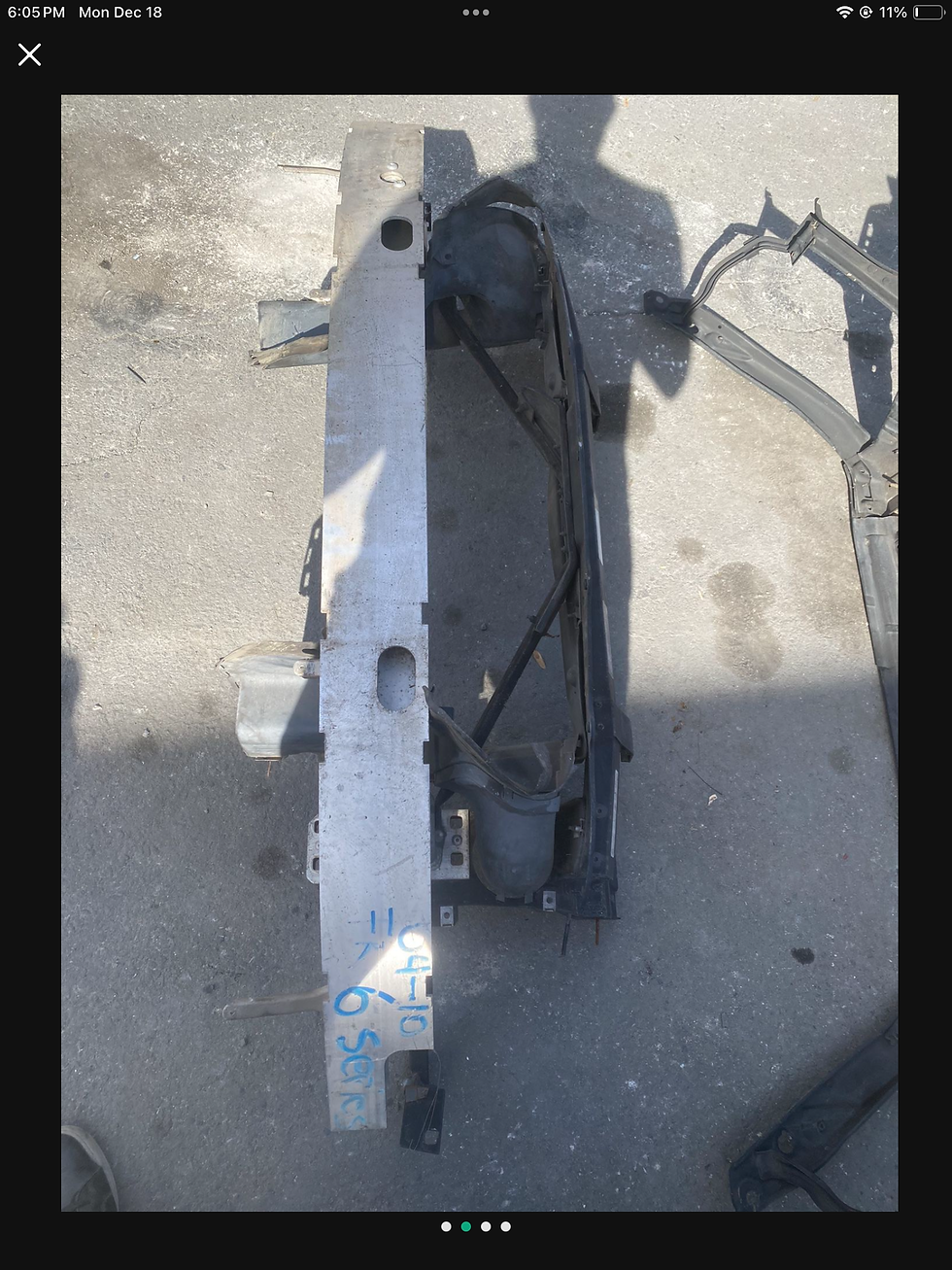 Miniatura: 2004-2010 BMW 6 Series Core Support 