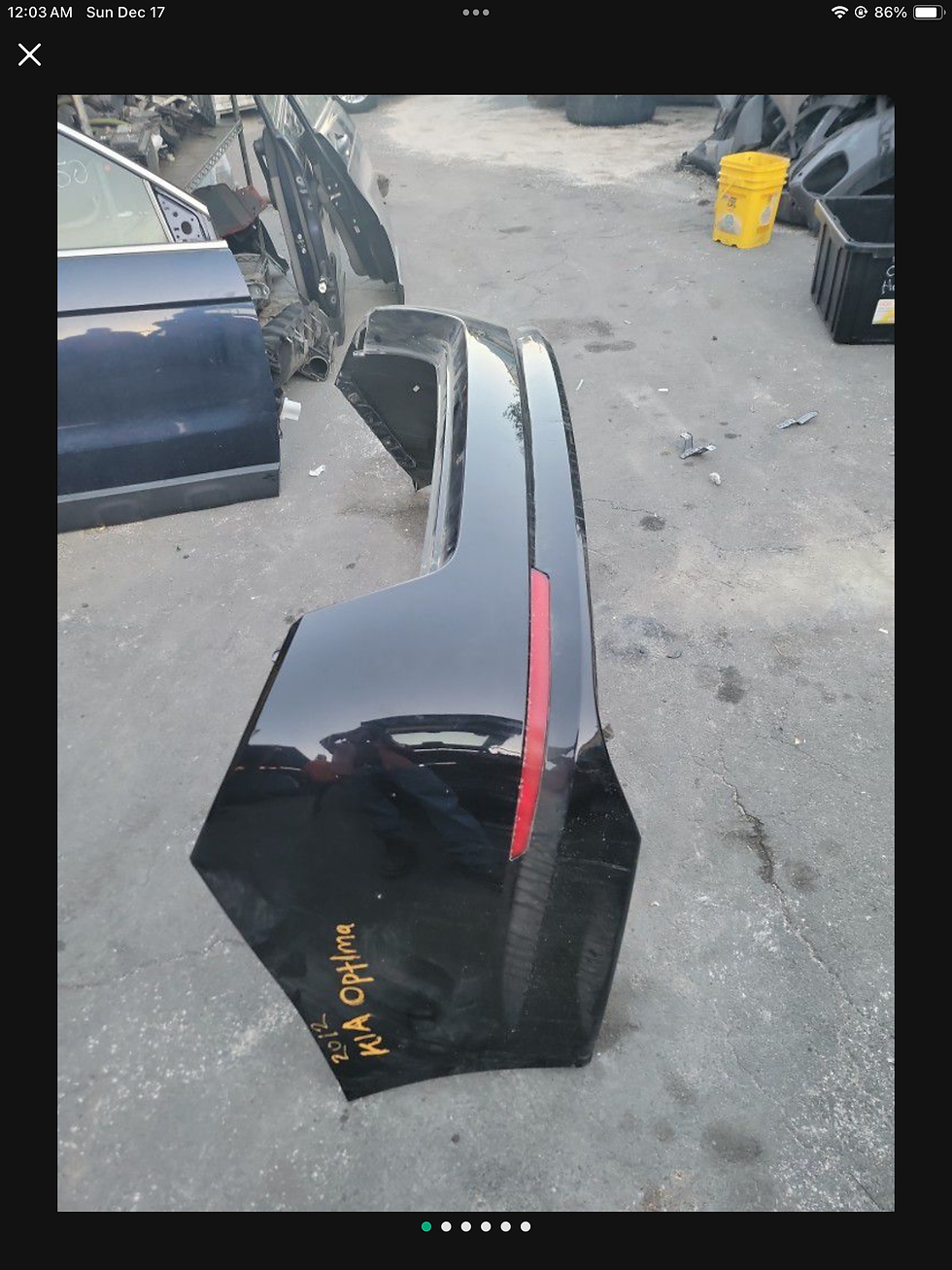 Thumbnail: 11/13/14 Kia Optima Rear Bumper Cover $200