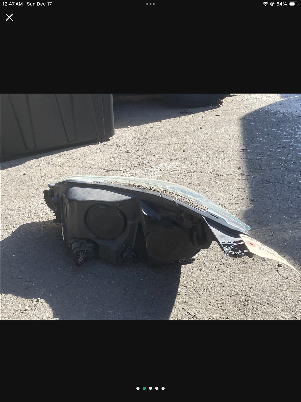 Thumbnail: 2014 Ford Focus Right Passenger Headlight OEM 