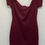 Miniatura: VESTIDO GUINDA AJUSTADO