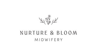 NURTURE AND BLOOM LOGO Primary Logo Horizontal GREY ON WHITE