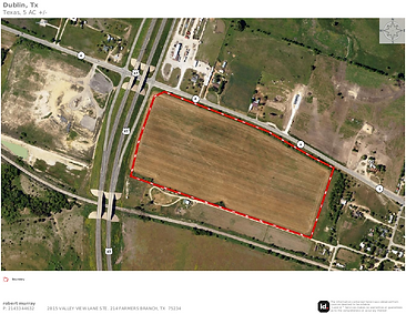Dublin, Tx Site Map Zoomed In.png