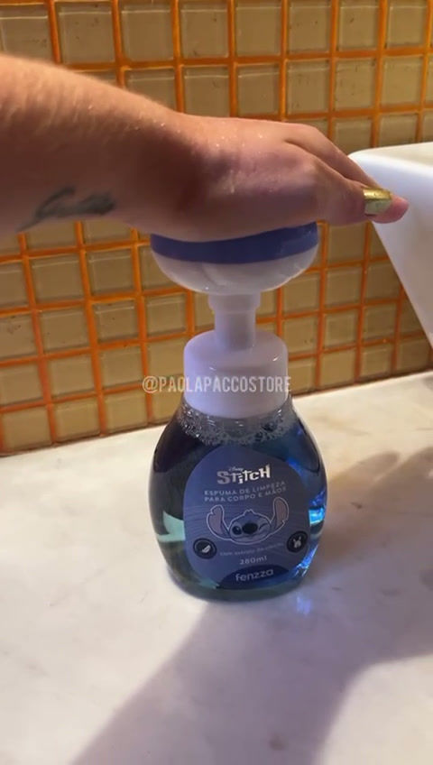 Miniatura: Espuma de limpeza corpo e mãos Stitch | Fenzza