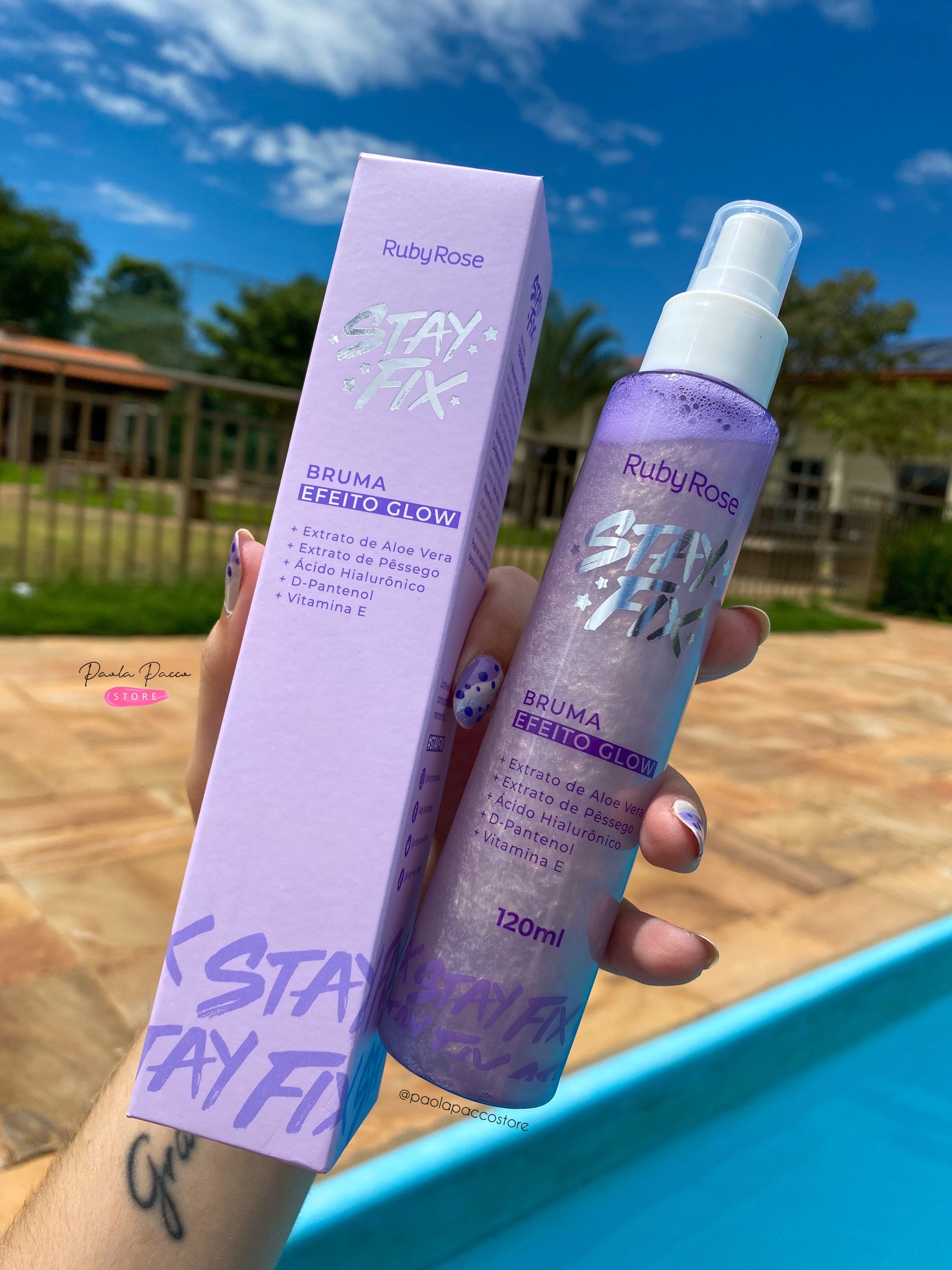 Bruma fixadora glow | Stay Fix | Ruby Rose