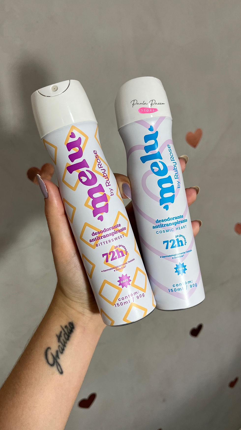 Desodorante antitranspirante aerosol | Melu | Ruby Rose