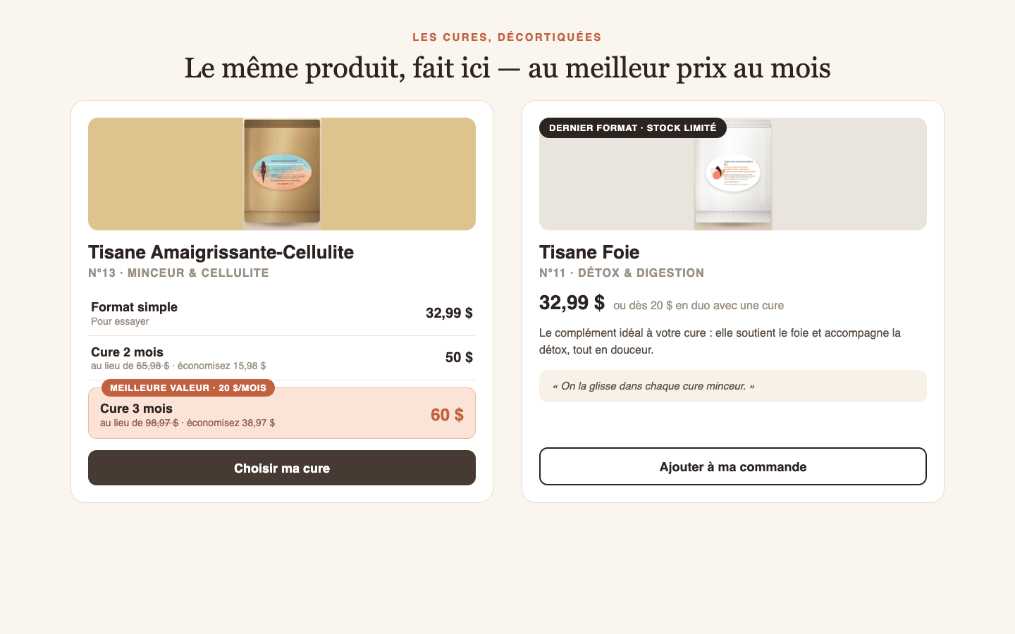 Cure de 2 mois tisane amaigrissante-cellulite #13