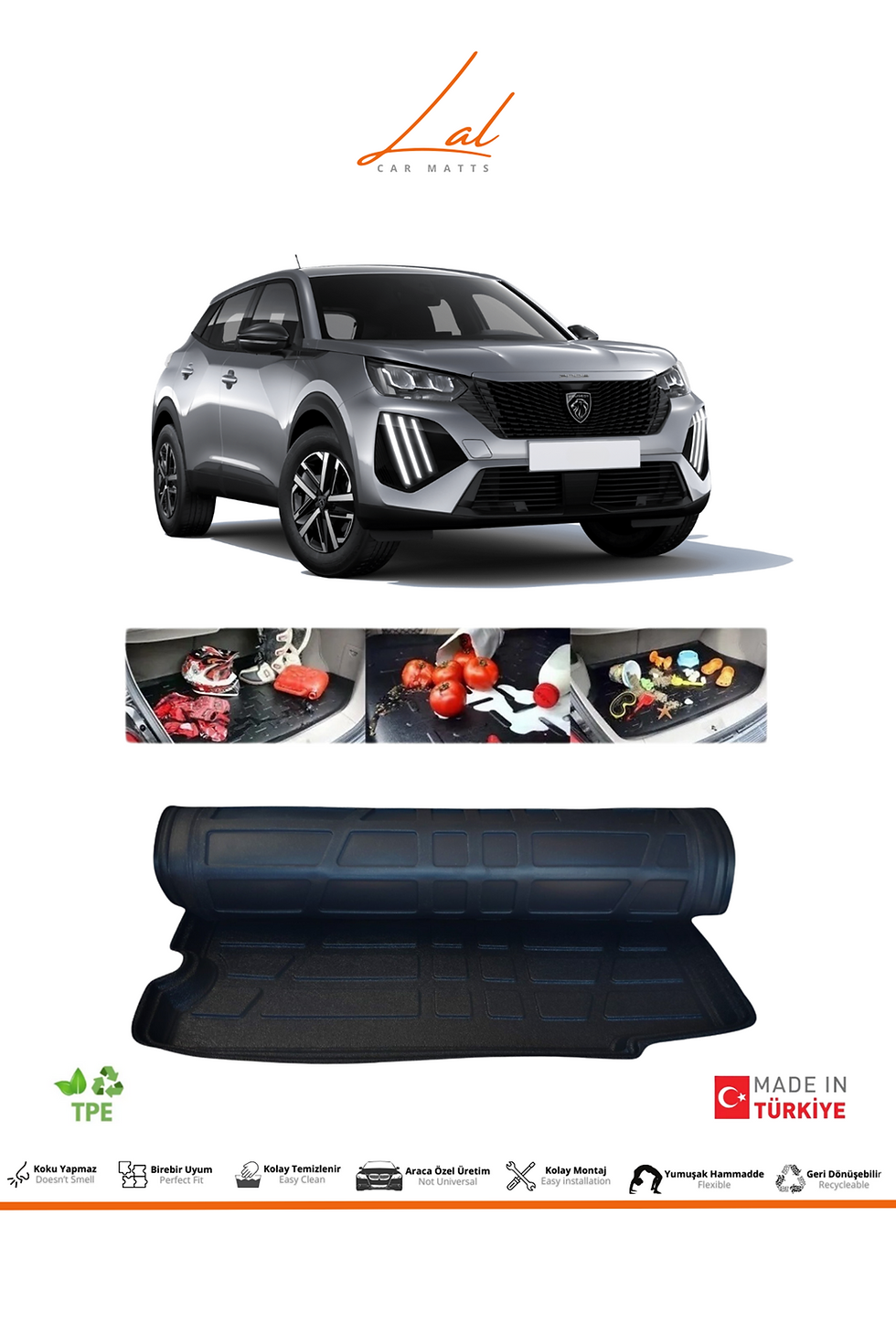 Küçük resim: Peugeot 2008 Üst Kademe Bagaj Havuzu (2019 ve sonrası Uyumlu)