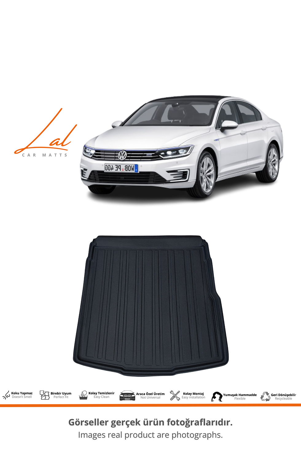 Küçük resim: Volkswagen Passat B8 3D Bagaj Havuzu (2015-2022 Uyumlu)