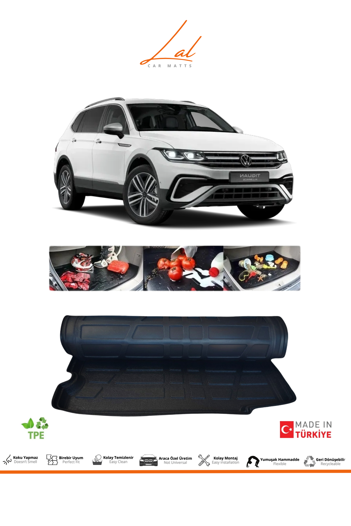 Volkswagen Tiguan Üst Kademe Bagaj Havuzu (2016-2023 Uyumlu)