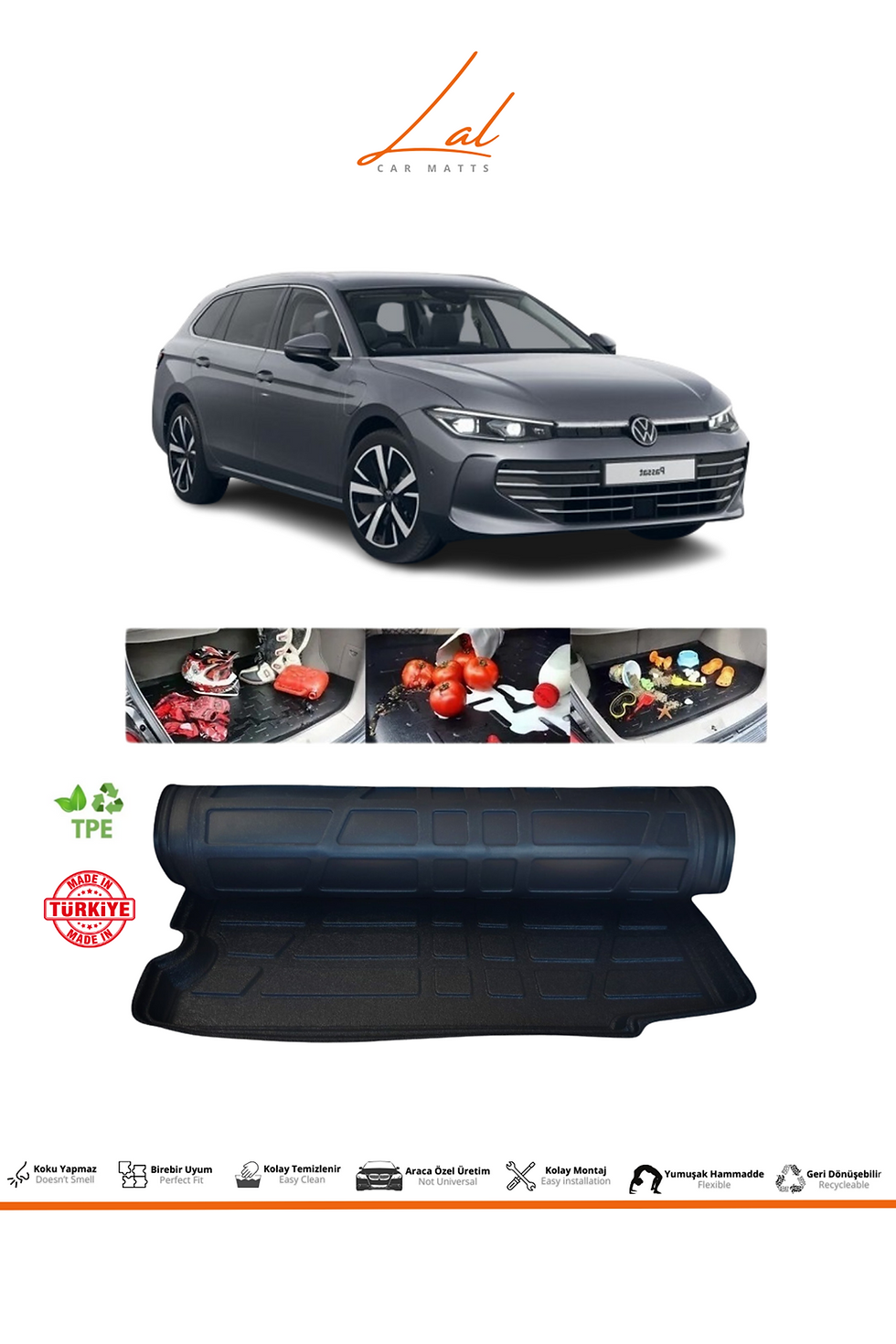 Küçük resim: Volkswagen Passat B9 Variant Üst Kademe Bagaj Havuzu (2023 ve sonrası Uyumlu)