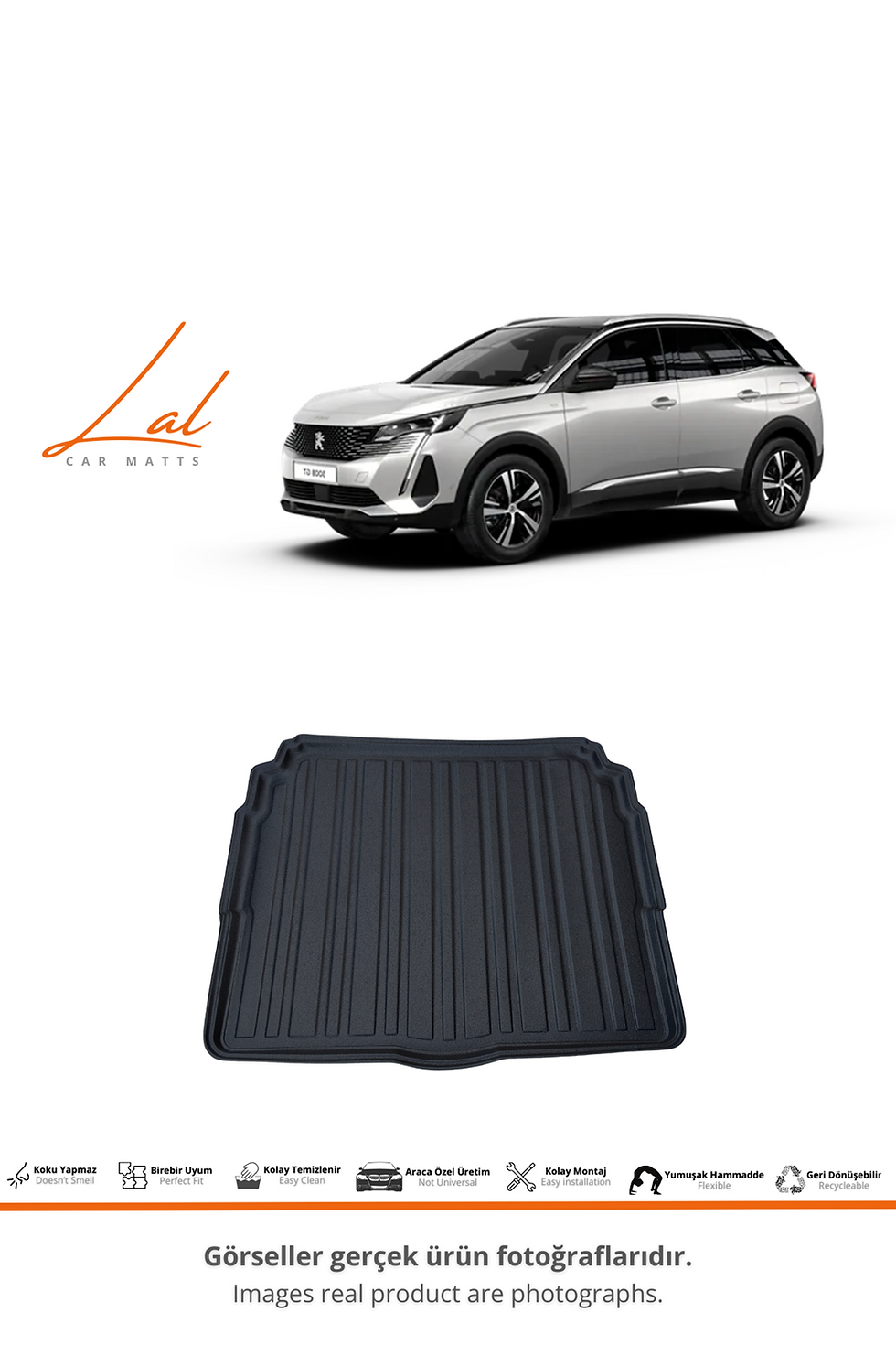 Küçük resim: Peugeot 3008 Alt Kademe Bagaj Havuzu (2016-2024 Uyumlu)