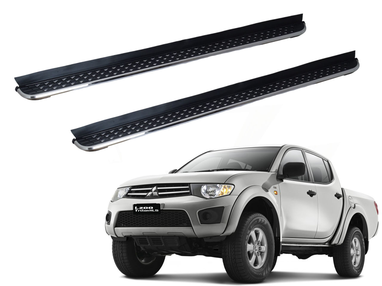 Pisaderas Estribos Compatibles Con Mitsubishi L200 2008-2015
