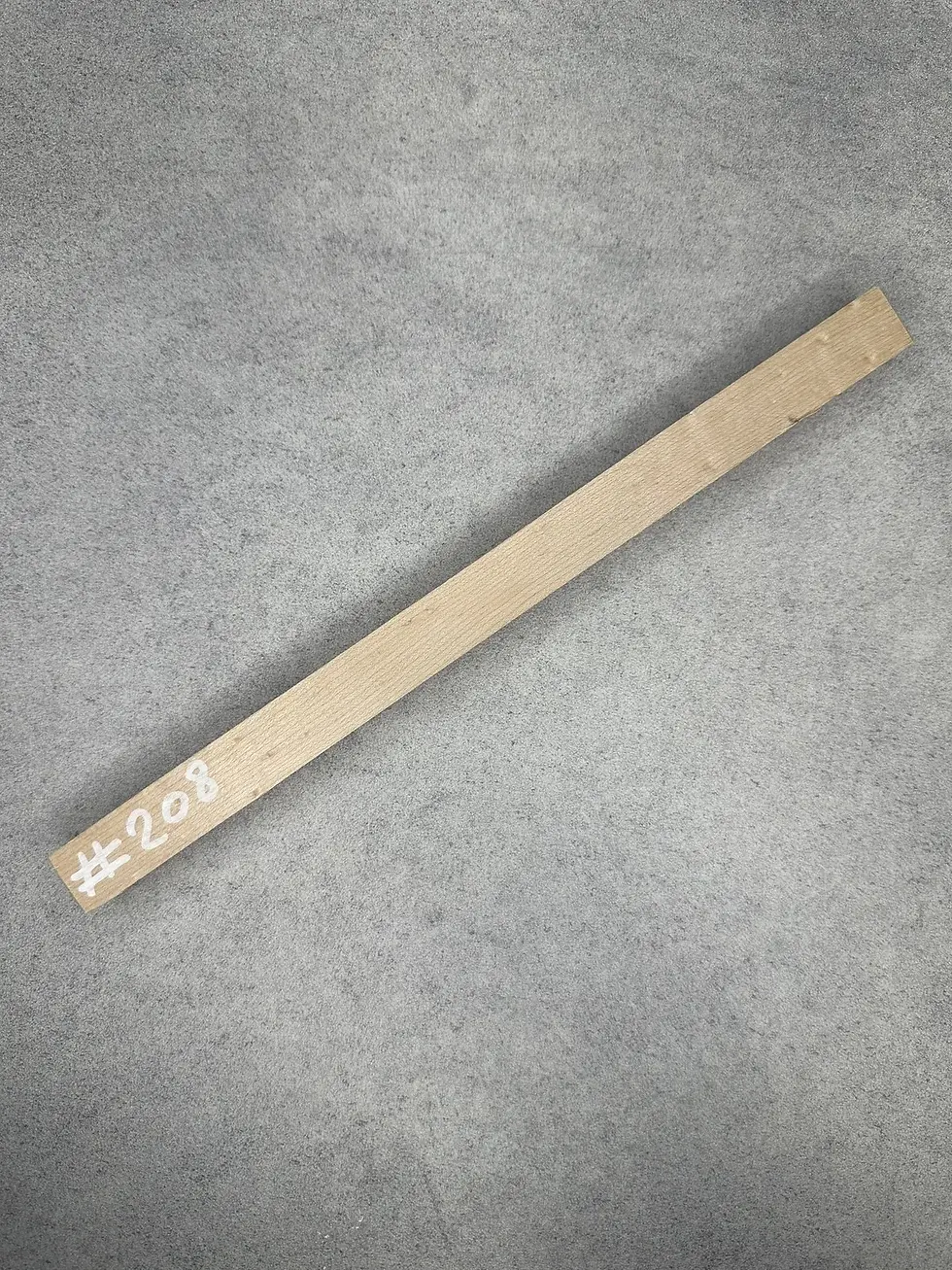 Ebauche d'Erable moucheté (Acer saccharum Marshall) - 244x16x16mm -#208