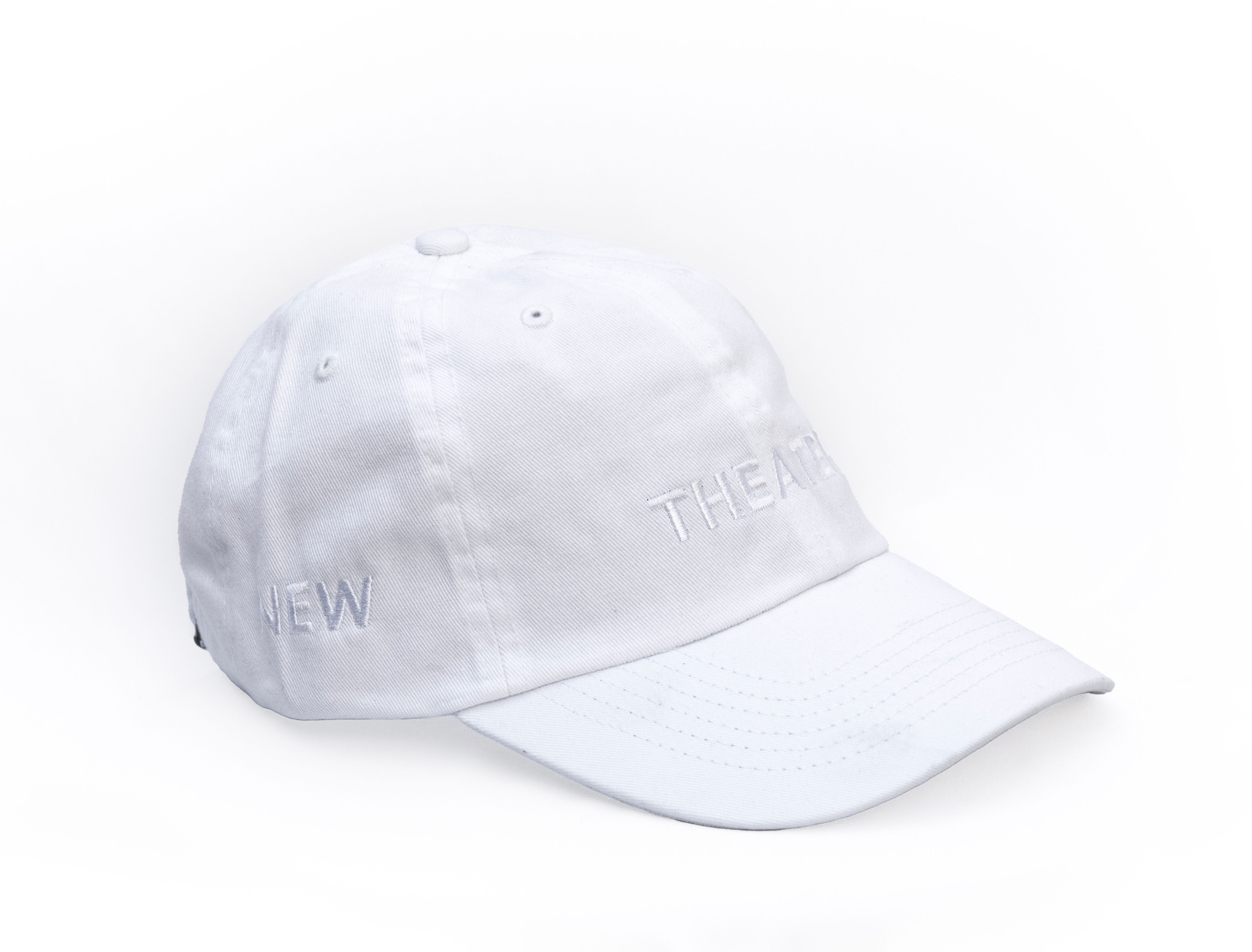 White New Theater Hollywood Hat
