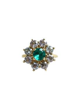 Green vintage ring