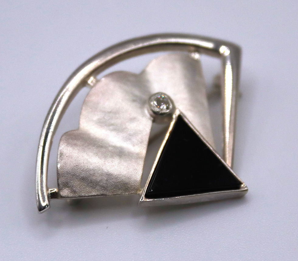 Thumbnail: Vintage Sterling Silver Brooch