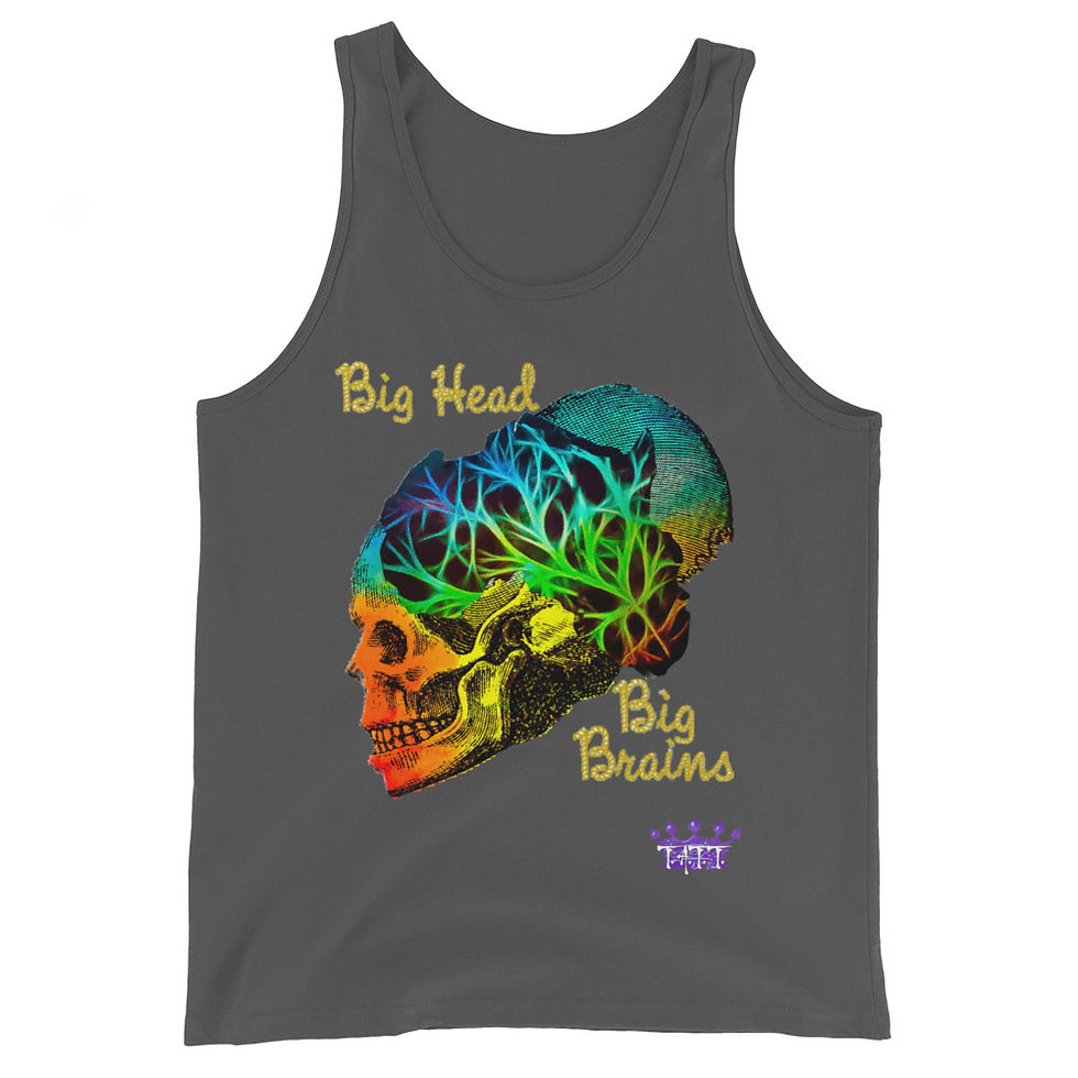 Thumbnail: "Big Head, Big Brains" Unisex Premium Tank