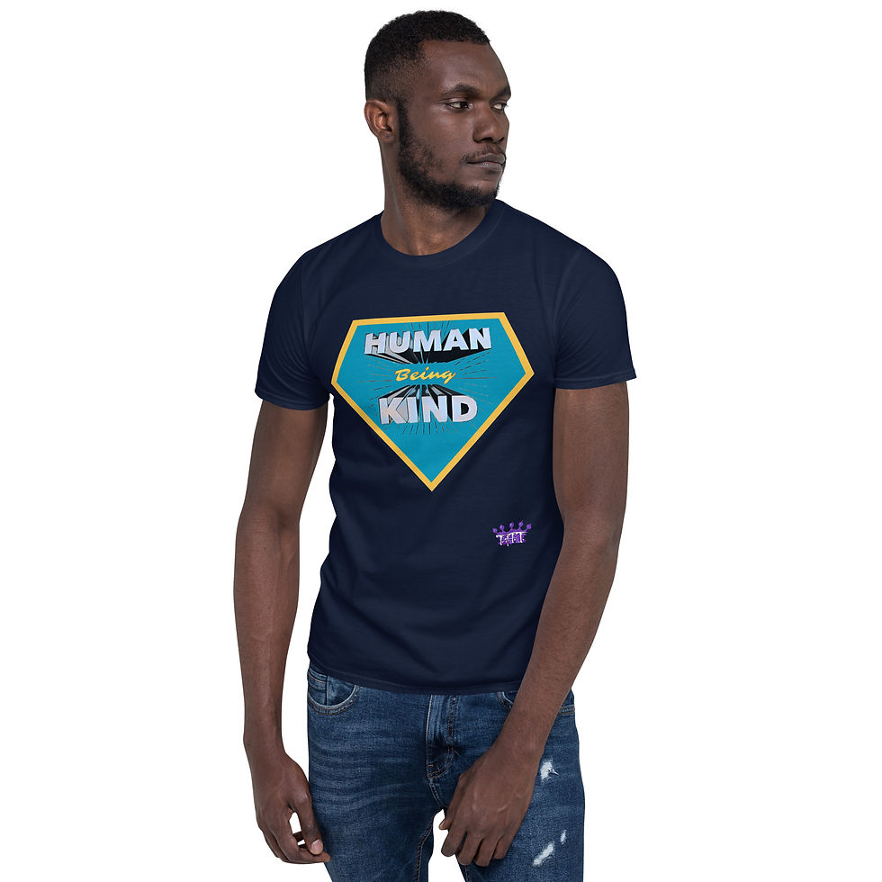 Thumbnail: Human Being Kind Short-Sleeve Unisex TeeShirt