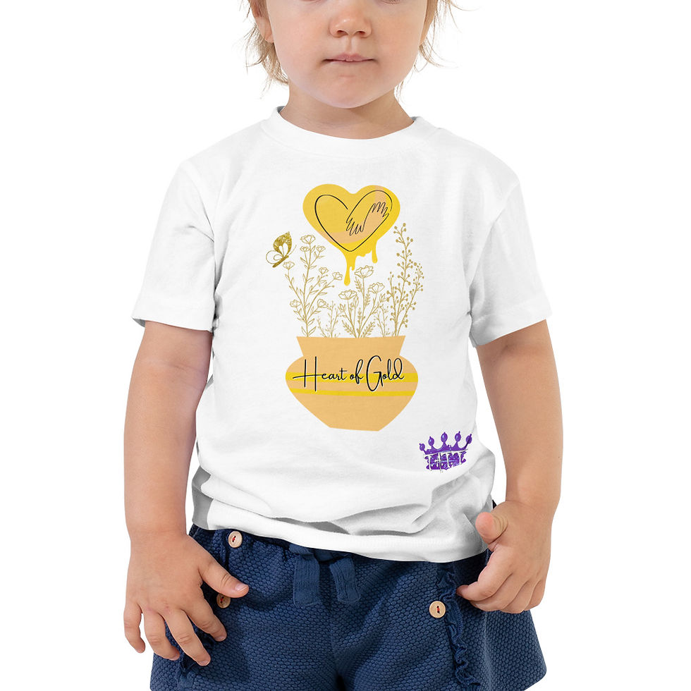 Thumbnail: Heart of Gold Too Toddler Short Sleeve Tee