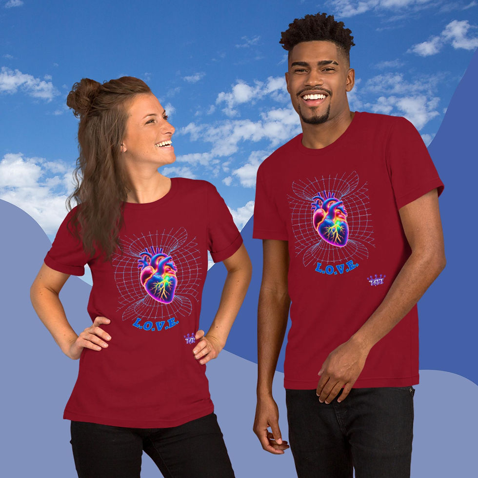 Thumbnail: "Protected_Heart"_Unisex TeeShirt