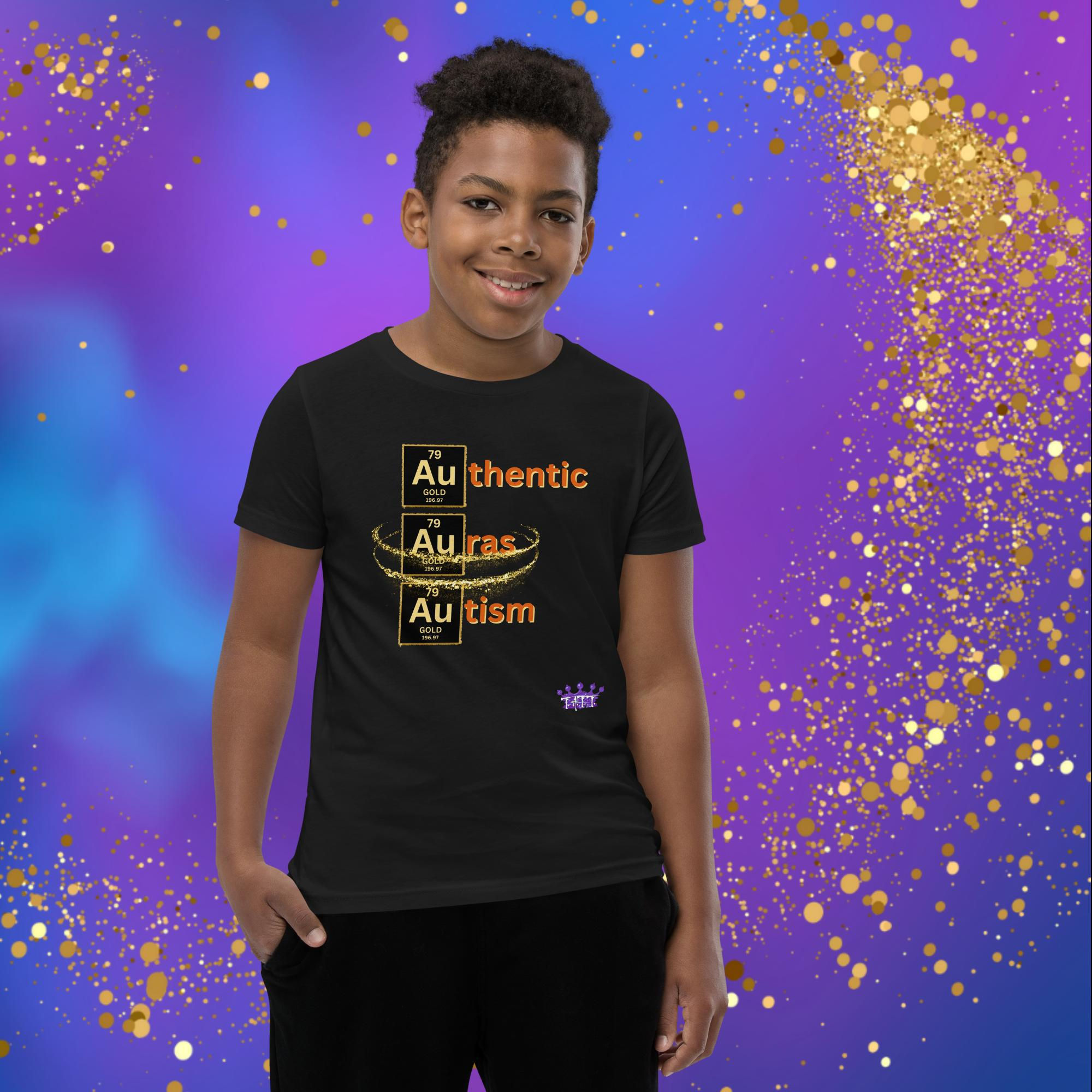 Authentic Auras Autism Youth Short Sleeve TeeShirt