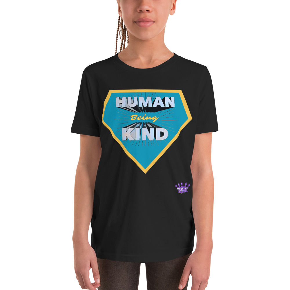 Human Being Kind Youth Short Sleeve TeeShirt